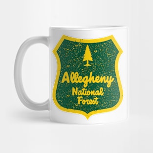 Allegheny National Forest shield Mug